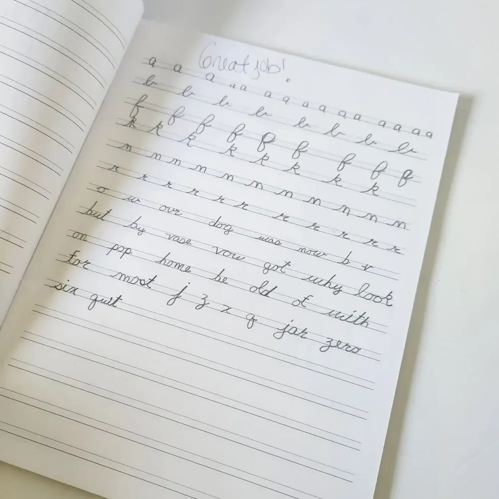 Handwriting Without Tears Wide Double Line Loose Notebook Paper + My Journal
